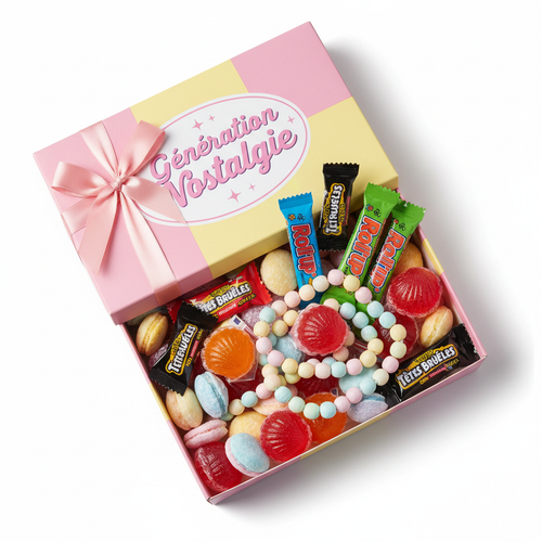 Box Génération Nostalgie - bonbons rétro années 80/90