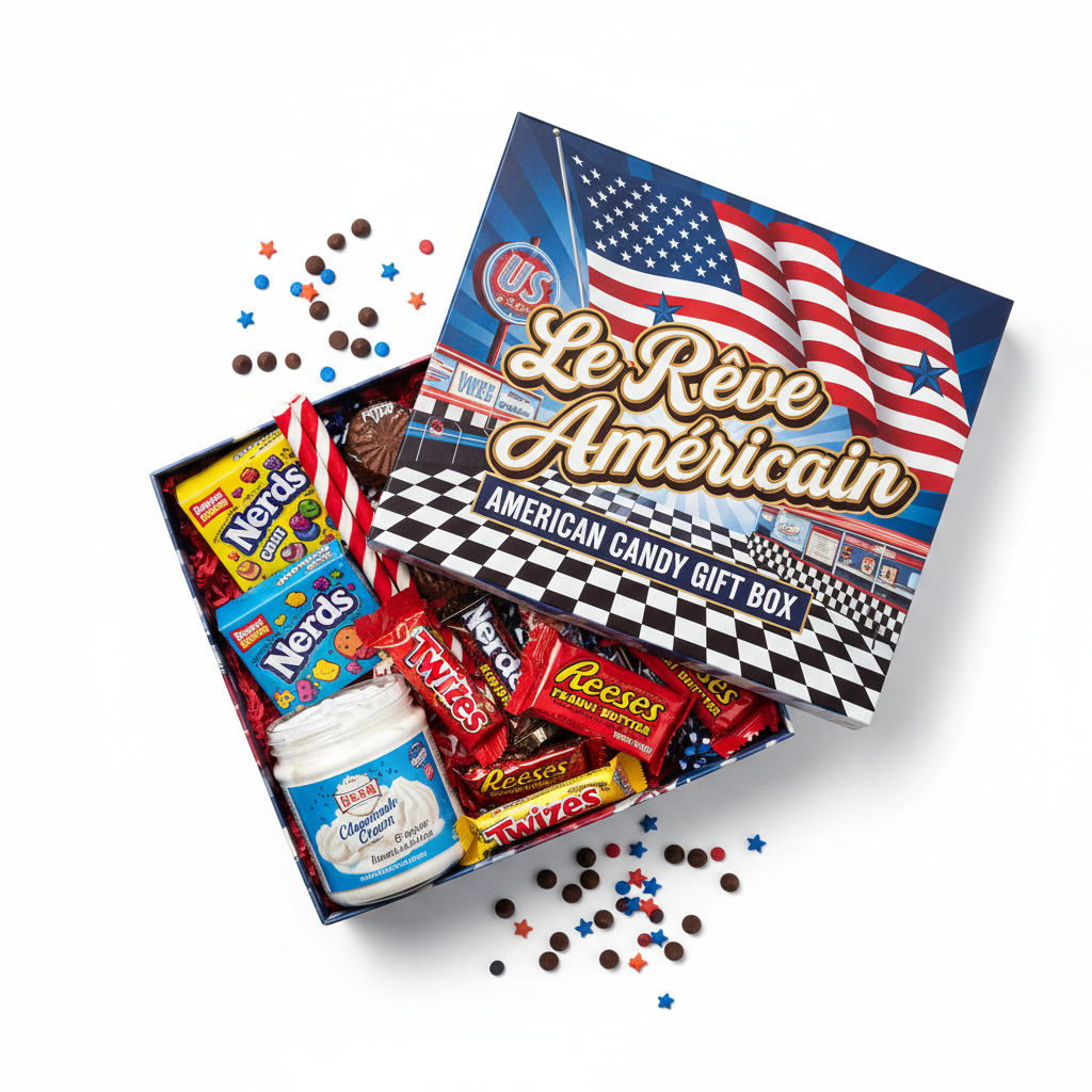 Box Le Rêve Américain - bonbons américains